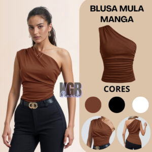 blusa-feminina-elegante-assimetrica-ombro-unico-com-franzido