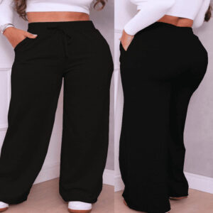 Calça Feminina Reta Moletinho Básica